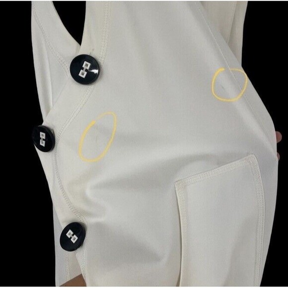 Joseph Ribkoff Duster Vest Cover Up Pockets Designer Chic Artsy Minimalist Mod 4 - Picture 4 of 9